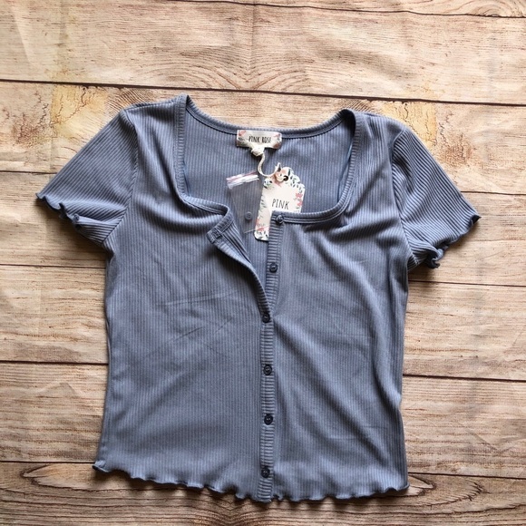 Pink Rose Tops - NWT Pink Rose Crop Top